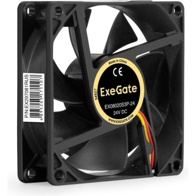 Вентилятор 24В DC EXEGATE EX08020S3P-24 EX297081RUS